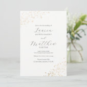 Invitation Mariage de Speckles Gold (Debout devant)