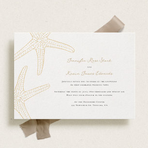 Invitation Mariage de Starfish Beach