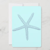 Invitation Mariage de Starfish Beach (Dos)