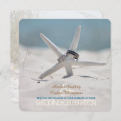 Invitation Mariage de Starfish Beach (Devant / Derrière)