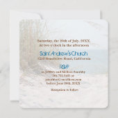 Invitation Mariage de Starfish Beach (Dos)