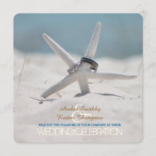 Invitation Mariage de Starfish Beach
