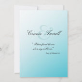 Invitation Mariage de Starfish Couple Faux Vellum Beach (Dos)
