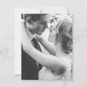 Invitation Mariage de streaming vert d'art à feuillage persis (Dos)