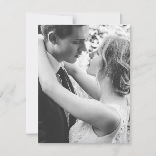 Invitation Mariage de streaming vert d'art à feuillage persis (Dos)