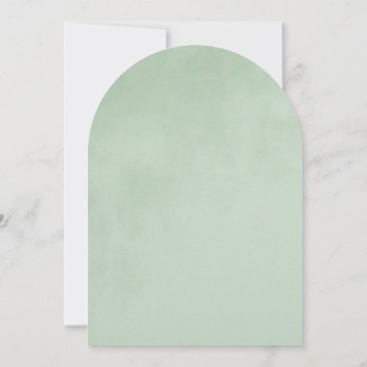 Invitation Mariage de style Arc Élégant de texture de velours (Dos)