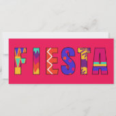Invitation Mariage de style billet fantaisiste de la Fiesta m (Dos)