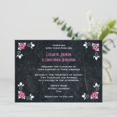 Invitation Mariage de style diner des années 50 (Debout devant)