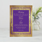 Invitation Mariage de style indien royal  (Debout devant)