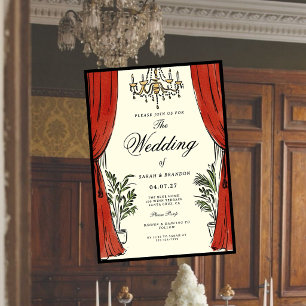 Invitation Mariage de Style Luxueux Classique Élégant Vintage