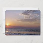 Invitation Mariage de Sunrise Beach (Dos)