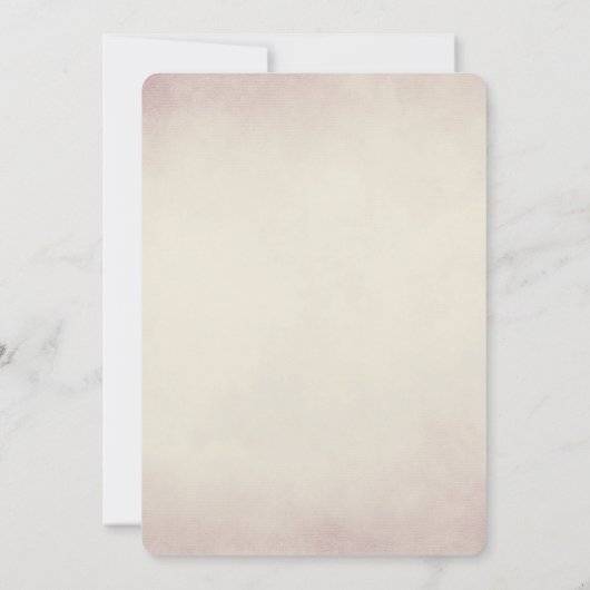 Invitation mariage de texture broussailleuse abstrait (Dos)