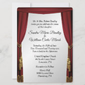 Invitation Mariage de thème de cinéma écran Silver (Devant)