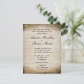 Invitation Mariage de thème musical (Debout devant)