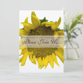 Invitation Mariage de tournesol II (Debout devant)