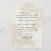 Invitation Mariage de transport romantique (Devant / Derrière)