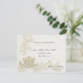 Invitation Mariage de transport romantique (Debout devant)