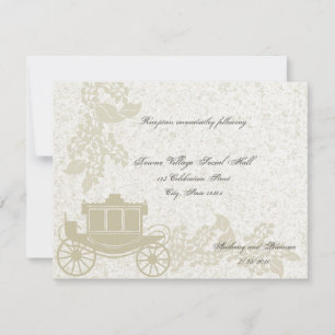 Invitation Mariage de transport romantique