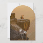 Invitation Mariage de Tropiques minimalistes (Dos)