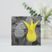 Invitation Mariage de Tulipe jaune (Debout devant)