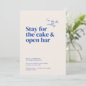 Invitation Mariage de typographie de Belmont (Debout devant)