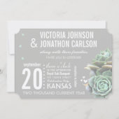 Invitation Mariage de typographie moderne rose et jaune (Devant)