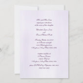 Invitation Mariage de ventilateur en dentelle vintage (Dos)