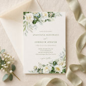 Invitation Mariage de verdure botanique moderne