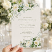 Invitation Mariage de verdure botanique moderne
