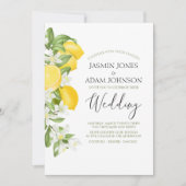 Invitation Mariage de verdure Citrus Lemon (Devant)