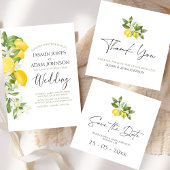 Invitation Mariage de verdure Citrus Lemon