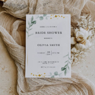 Invitation Mariage de verdure Douche nuptiale