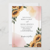 Invitation Mariage de verdure eucalyptus botanique rustique (Devant)