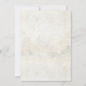 Invitation Mariage de verdure géométrique Eucalyptus (Dos)