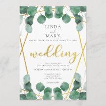 Mariage de verdure moderne Sage et or Eucalyptus