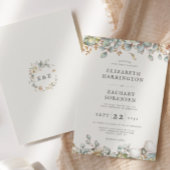 Invitation Mariage de verdure rustique