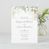 Invitation Mariage de verdure sauvage (Debout devant)