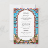 Invitation Mariage De Verre Tiré Enceinte (Devant)