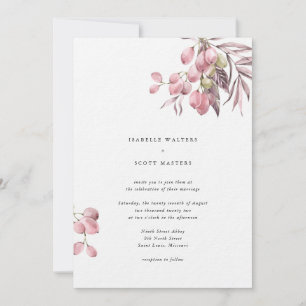 Invitation Mariage de vigne aquarelle