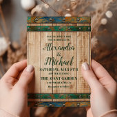 Invitation Mariage de vignoble chic moderne