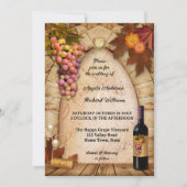 Invitation Mariage de vignoble ou de vignoble rustique (Devant)