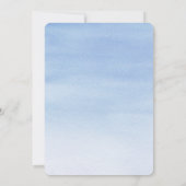 Invitation Mariage de voyants de chaîne aquarelle (Dos)