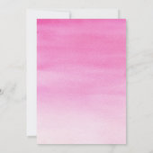 Invitation Mariage de voyants de chaîne d'aquarelle (Dos)