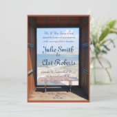 Invitation Mariage de vue tropicale (Debout devant)