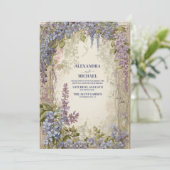 Invitation Mariage de Wisteria (Debout devant)
