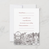 Invitation Mariage de Woden & Fríge RSVP (Devant)