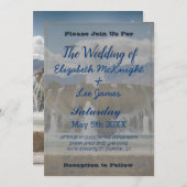 Invitation Mariage d'eau (Devant / Derrière)