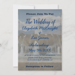 Invitation Mariage d'eau