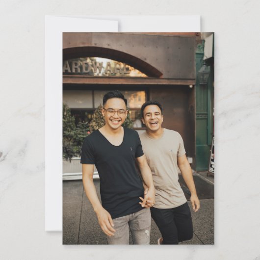 Invitation Mariage d'éclatement arc-en-ciel (Dos)