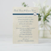 Invitation Mariage décontracté (Debout devant)